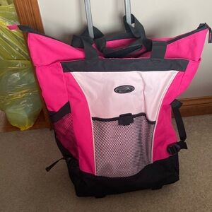 Olympia wheeled tote bag